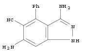 1H-Indazole-5-carbonitrile, 3,6-diamino-4-phenyl-